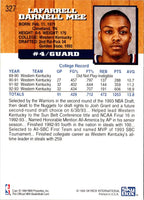 1993 Hoops Darnell Mee #327 Rookie