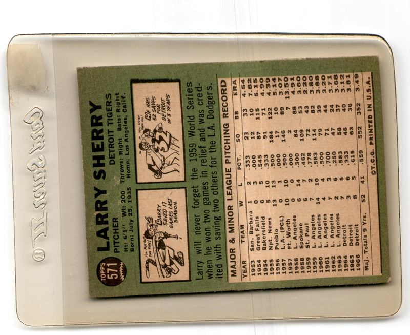 1967 Topps Larry Sherry