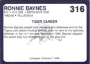1989 Collegiate Collection Auburn Coke 580 Ronnie Baynes