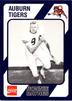1989 Collegiate Collection Auburn Coke 580 Ronnie Baynes #316