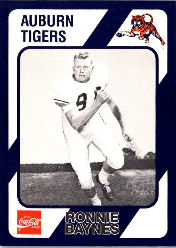 1989 Collegiate Collection Auburn Coke 580 Ronnie Baynes #316