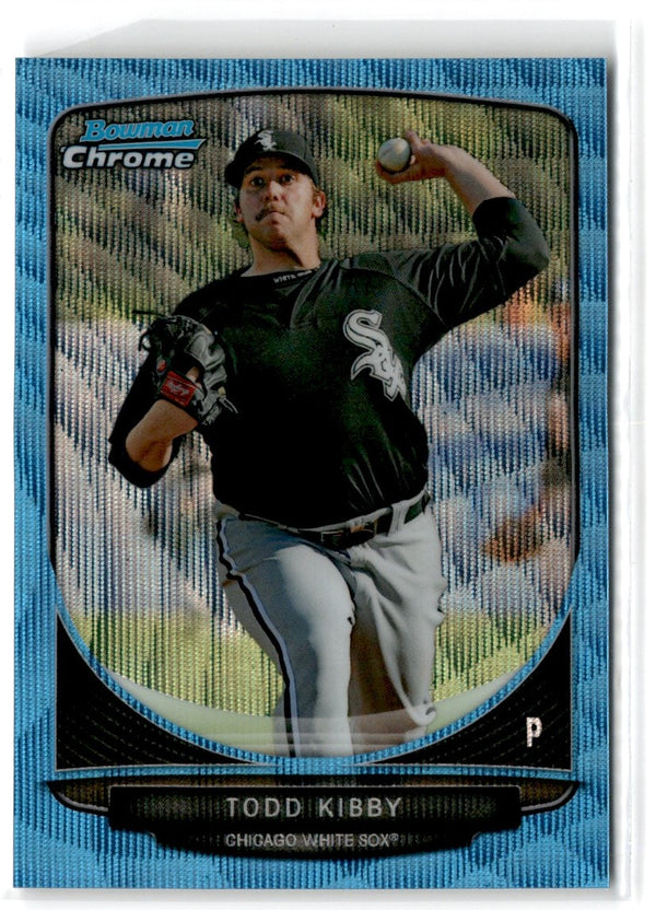 2013 Bowman Chrome Prospects Blue Wave Todd Kibby #BCP55