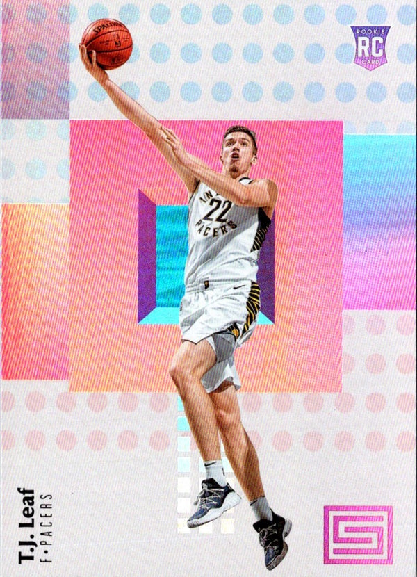 2017 Panini Status T.J. Leaf #124 Rookie