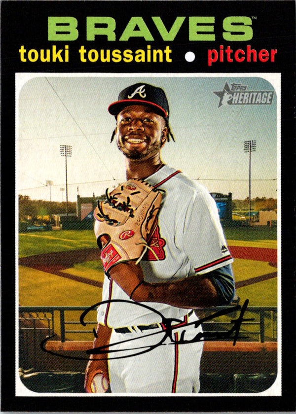 2020 Topps Heritage Touki Toussaint #76