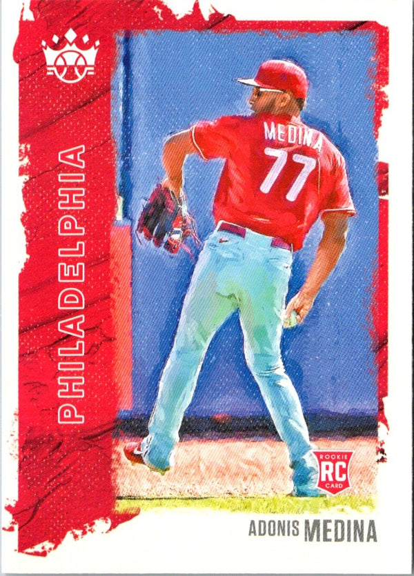 2021 Panini Diamond Kings Red Frame Adonis Medina #57