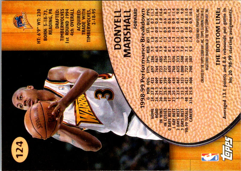 2000 Topps Donyell Marshall #