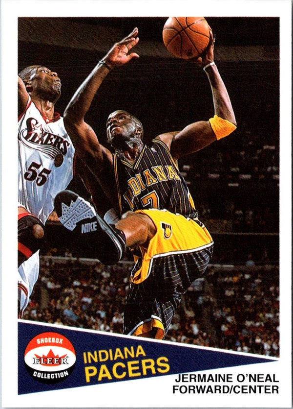 2001 Fleer Shoebox Jermaine O'Neal #24