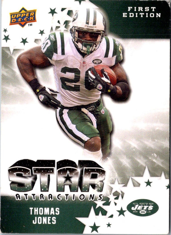 2009 Upper Deck First Edition Star Attractions Thomas Jones #SA-7