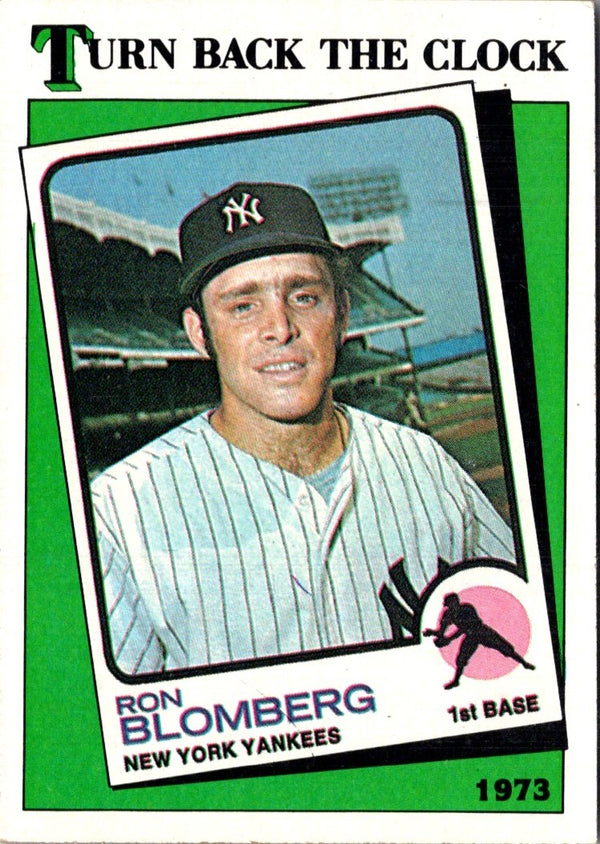 1988 Topps Ron Blomberg #663