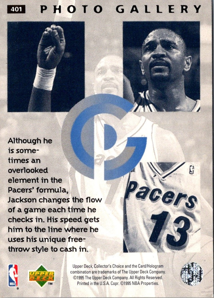 1995 Collector's Choice Player's Club Mark Jackson