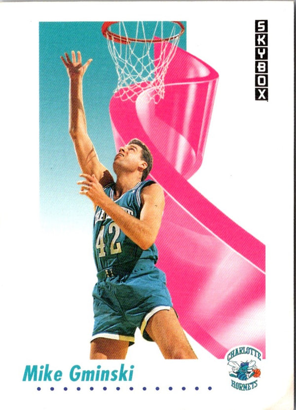 1991 SkyBox Mike Gminski #28