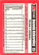 1990 Topps Kmart Super Stars Dennis Eckersley