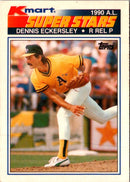 1990 Topps Kmart Super Stars Dennis Eckersley