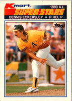 1990 Topps Kmart Super Stars Dennis Eckersley #29