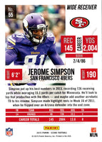 2015 Score Jerome Simpson #55