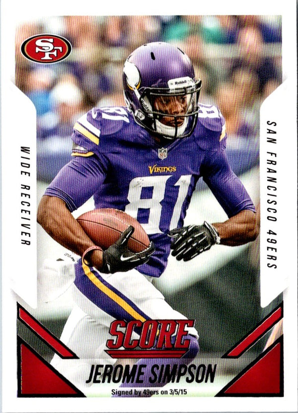 2015 Score Jerome Simpson #55