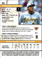 1999 Finest Francisco Cordova #53