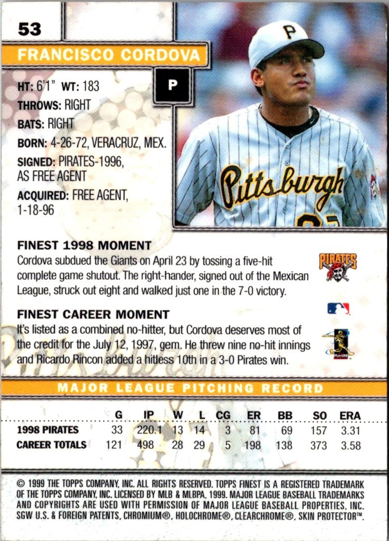 1999 Finest Francisco Cordova