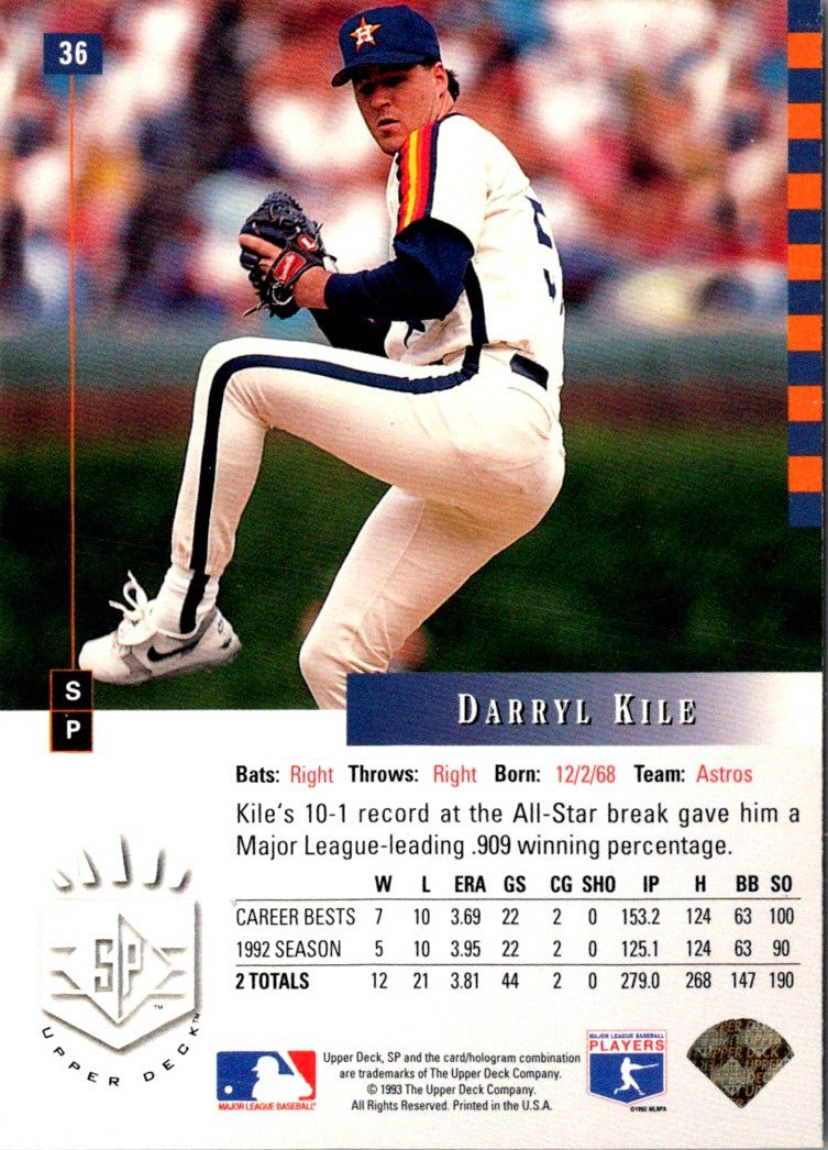 1993 SP Darryl Kile