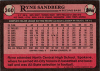 1989 Topps Ryne Sandberg #360