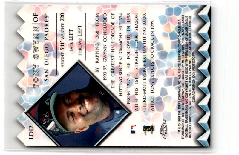 1999 Topps Chrome Lords of the Diamond Tony Gwynn