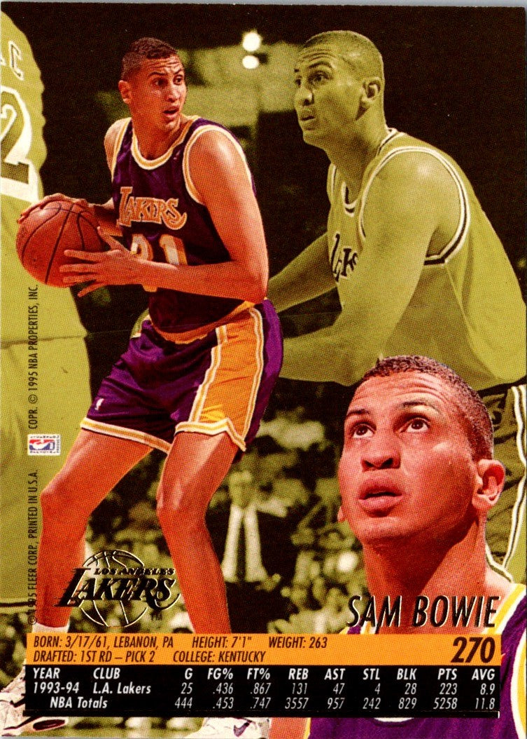 1995 Ultra Sam Bowie