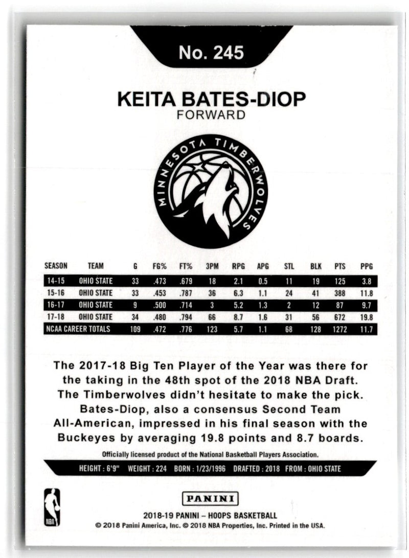 2018 Hoops Blue Keita Bates-Diop