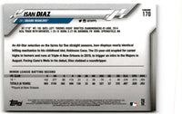 2020 Topps Chrome Isan Diaz #170 Rookie