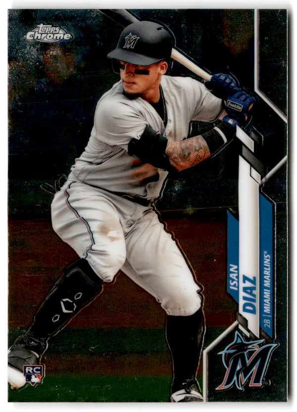 2020 Topps Chrome Isan Diaz #170 Rookie