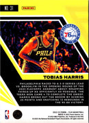 2022 Panini Prizm Choice Blue Yellow and Green Tobias Harris