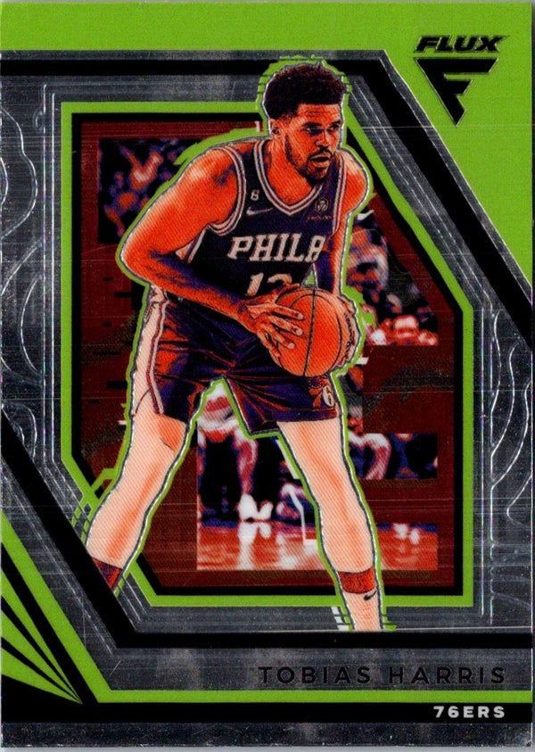 2022 Panini Prizm Choice Blue Yellow and Green Tobias Harris #31