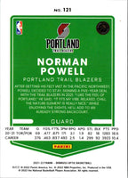 2021 Donruss Optic Red Norman Powell #121