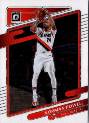 2021 Donruss Optic Red Norman Powell #121