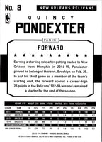 2015 Hoops Red Back Quincy Pondexter #8