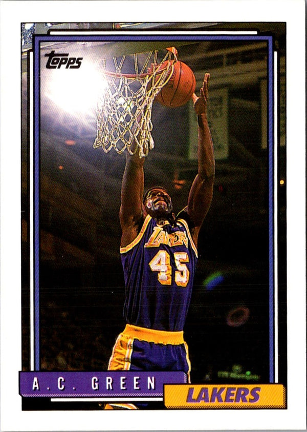 1992 Topps A.C. Green #159
