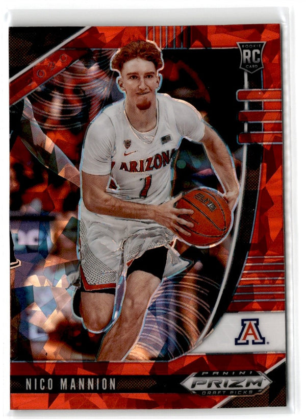 2020 Panini Prizm Draft Picks Collegiate Red Nico Mannion #58