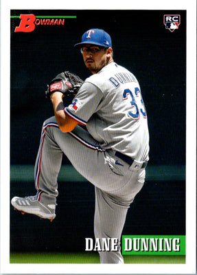 2021 Bowman Heritage Dane Dunning #43 Rookie