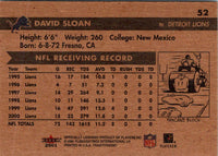 2001 Fleer Tradition Glossy David Sloan #52