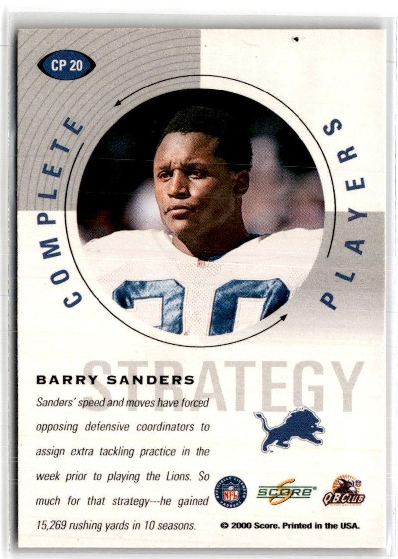 1999 Score Complete Players Barry Sanders