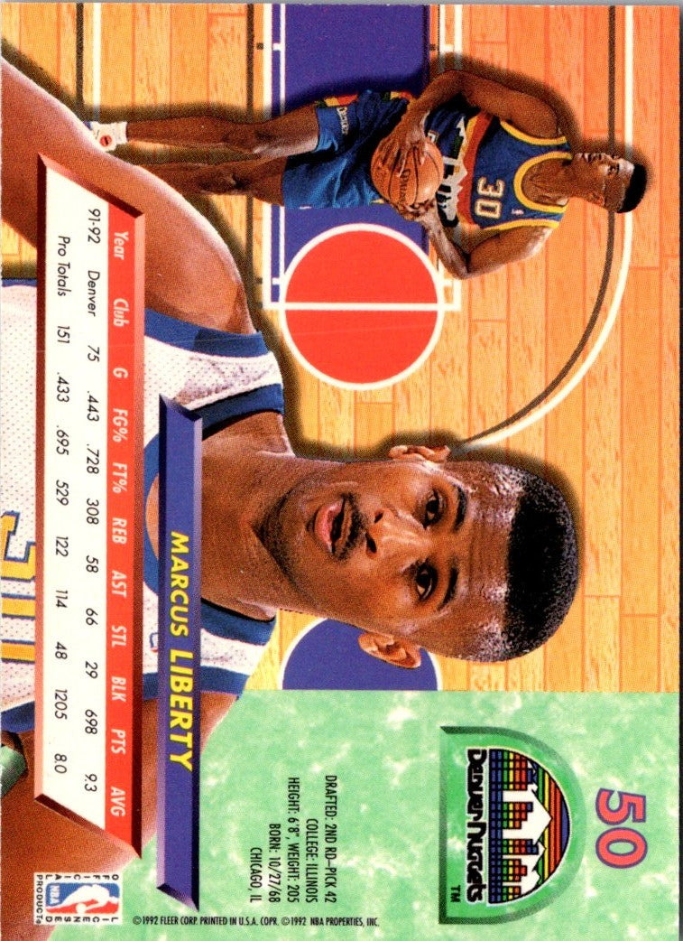 1992 Ultra Marcus Liberty