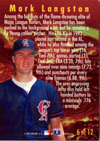 1993 Fleer Mark Langston #194