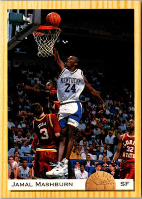 1993 Classic Draft Picks Gold Jamal Mashburn #3