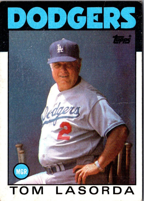 1986 Topps Tom Lasorda #291