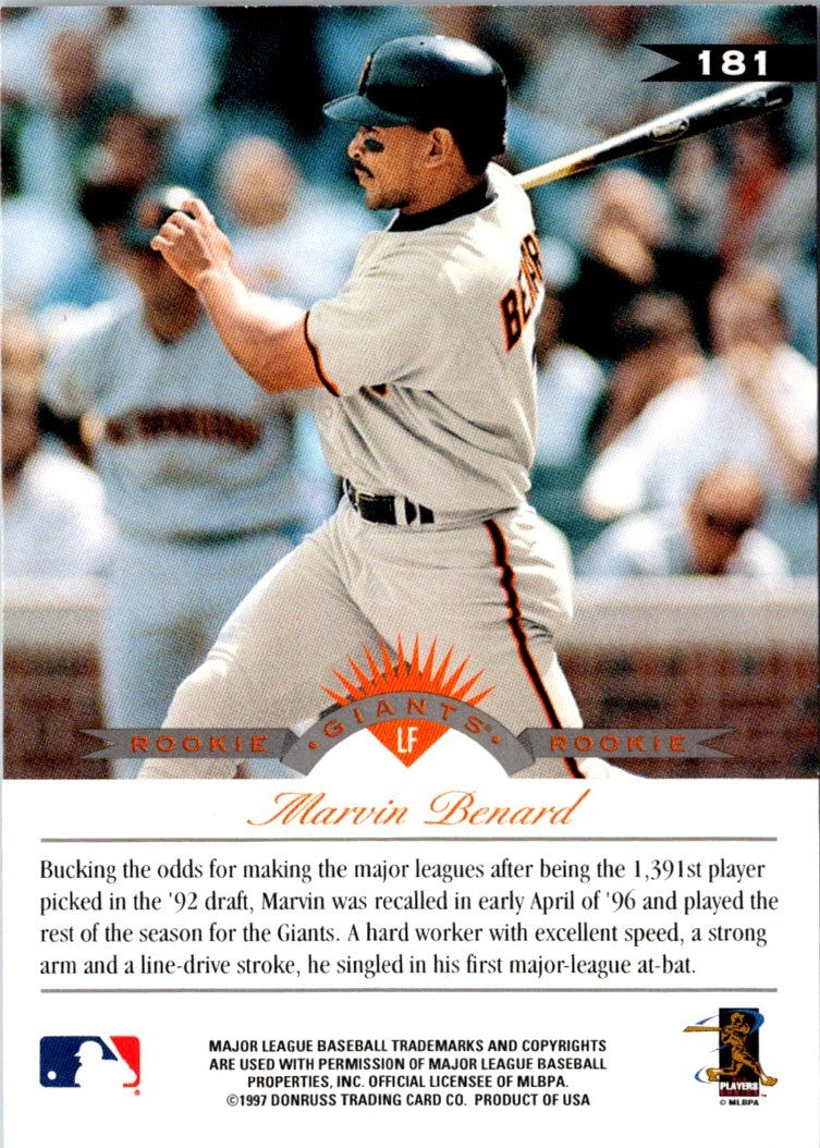 1997 Leaf Marvin Benard
