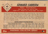 2019 Bowman Heritage Prospects Edward Cabrera #53P-12