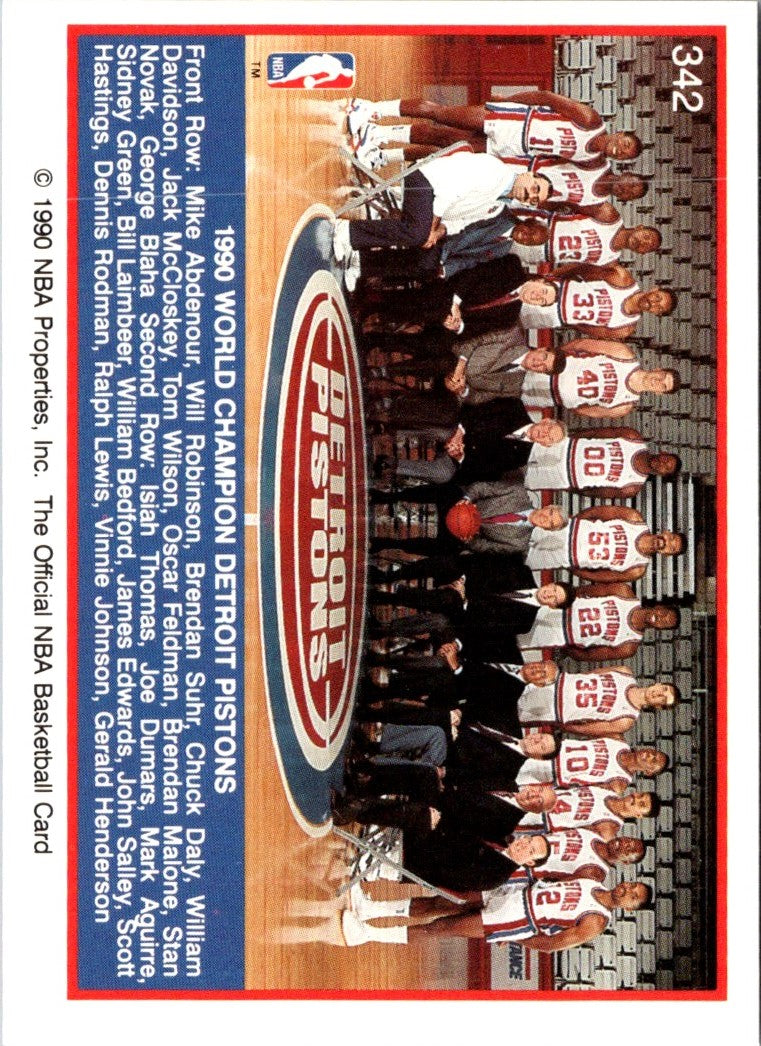 1990 Hoops Back To Back World Champions