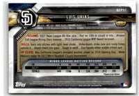 2018 Bowman Chrome Prospects Luis Urias #BCP57