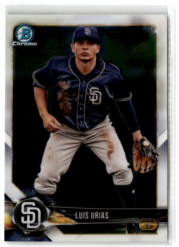 2018 Bowman Chrome Prospects Luis Urias #BCP57