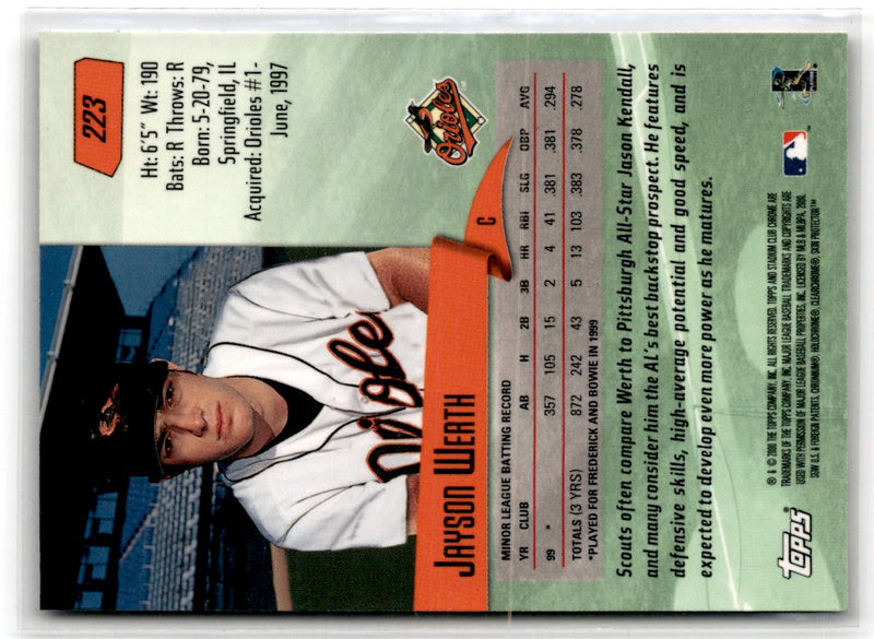 2000 Stadium Club Chrome Jayson Werth