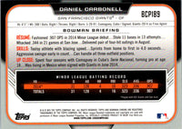 2015 Bowman Chrome Prospects Daniel Carbonell #BCP189